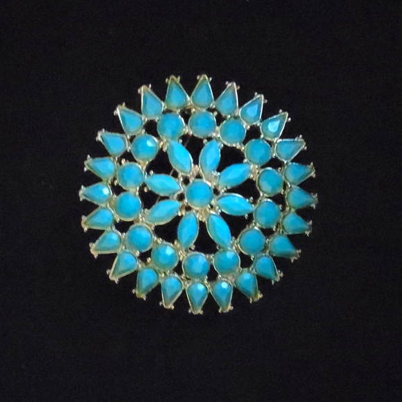 Vintage Turquoise Pin - Picture 1 of 5